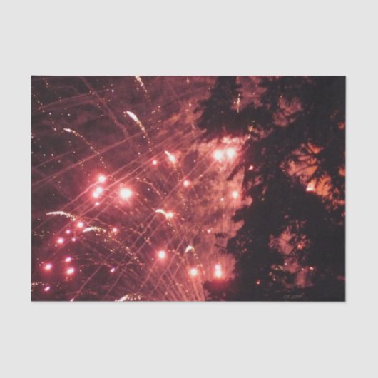 Feuerwerkskörper 3 Gewebepapier Seidenpapier (Vorderseite)