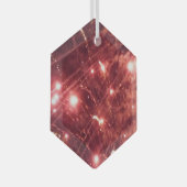 Feuerwerkskörper 3 Hexagon Ornament Aus Glas (Vorderseite Rechts)