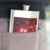 Feuerwerkskörper 3 - Messkolben aus rostfreiem Sta Flachmann (Beispiel)