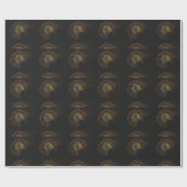 Feuerwerkskörper 4 glänzendes Packpapier (Flach)