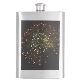 Feuerwerkskörper 4 - Messkolben aus rostfreiem Sta Flachmann