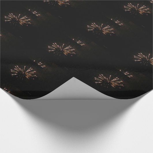 Feuerwerkskörper 5 glänzendes Packpapier (Ecke)