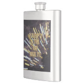 Feuerwerkskörper 6 4. Juli Edelstahlkolben Flachmann (Links)