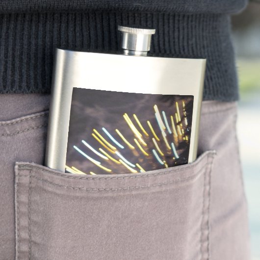 Feuerwerkskörper 6 Edelstahlkolben Flachmann (Beispiel)