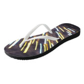 Feuerwerkskörper 6 Flip-Flops Badesandalen (Schrägansicht)