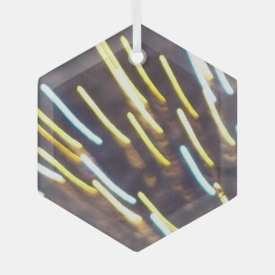 Feuerwerkskörper 6 Glashexagon Ornament Aus Glas