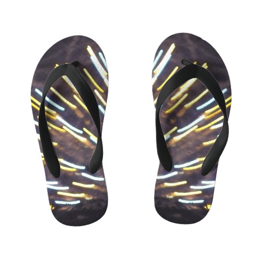 Feuerwerkskörper 6 Kleinkinder-Flip-Flops Kinderbadesandalen (Fußbett)