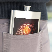 Feuerwerkskörper 8 Edelstahlkolben Flachmann (Beispiel)