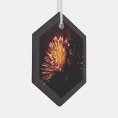 Feuerwerkskörper 8 Glashexagon Ornament Aus Glas (Vorderseite Rechts)