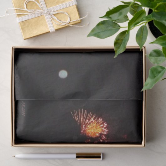 Feuerwerkskörper 8 Papiertücher Seidenpapier (Geschenk)