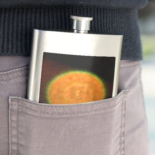 Feuerwerkskörper 9 Edelstahlflasche Flachmann (Beispiel)