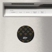Feuerwerkskörper auf schwarz magnet (In Situ (Geschirrspüler))