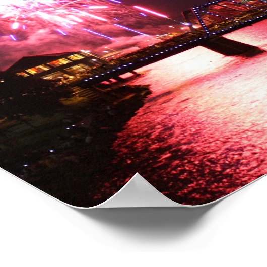 Feuerwerkskörper bei Grand Rapids Poster (Ecke)