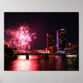 Feuerwerkskörper bei Grand Rapids Poster (Vorne)