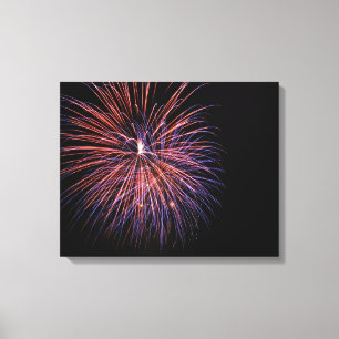 Feuerwerkskörper Canvas Leinwanddruck
