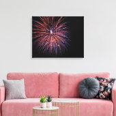 Feuerwerkskörper Canvas Leinwanddruck (Insitu (Wohnzimmer))