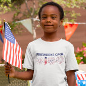 Feuerwerkskörper Crew Amerikanische Unabhängigkeit T-Shirt
