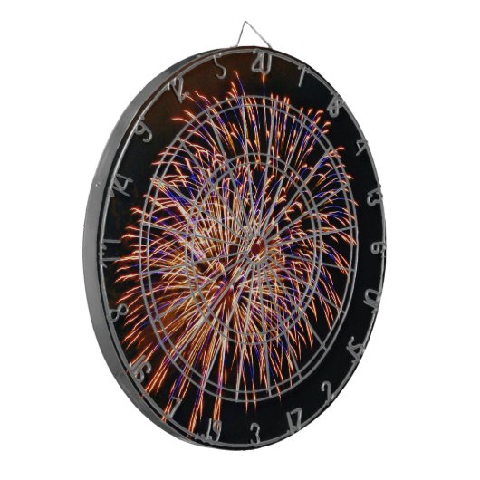 Feuerwerkskörper Dartscheibe (Vorderseite Links)