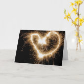 Feuerwerkskörper der Liebe Karte (Gelbe Blume)