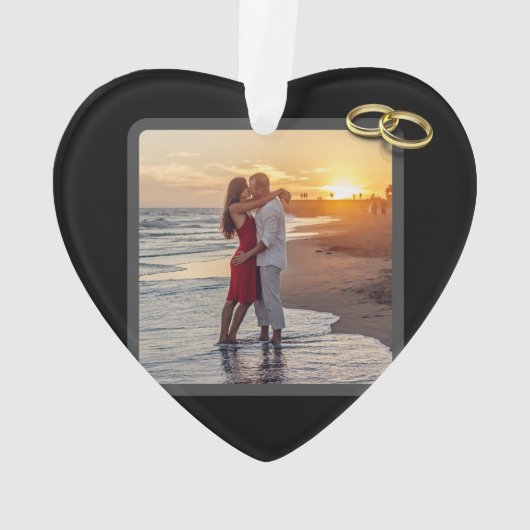 Feuerwerkskörper, die sie sagte: Ja Herz geformt F Ornament (Rückseite)