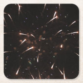 Feuerwerkskörper Drink Untersetzer (Vorderseite)