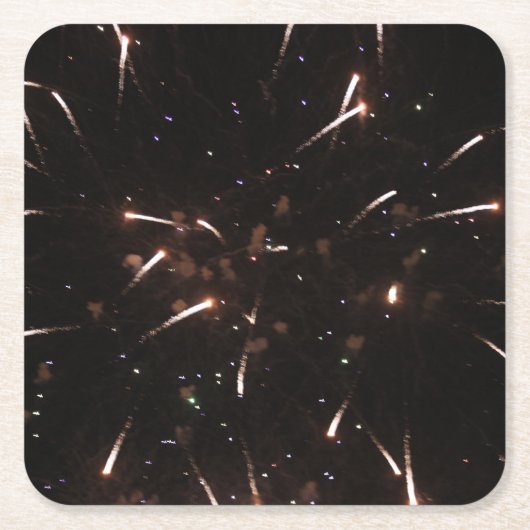 Feuerwerkskörper Drink Untersetzer (Vorderseite)