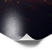 Feuerwerkskörper durch 3D-Brille 2 Fotodruck (Ecke)