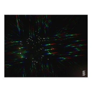 Feuerwerkskörper durch 3D-Gläser 3 Fotodruck