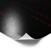 Feuerwerkskörper durch 3D-Gläser 5 Fotodruck (Ecke)