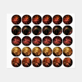 Feuerwerkskörper Etiketten (Blatt)