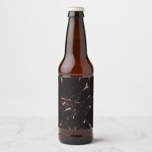 Feuerwerkskörper Flaschenetiketten Bierflaschenetikett (Vorderseite)
