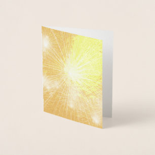 Feuerwerkskörper Folienkarte