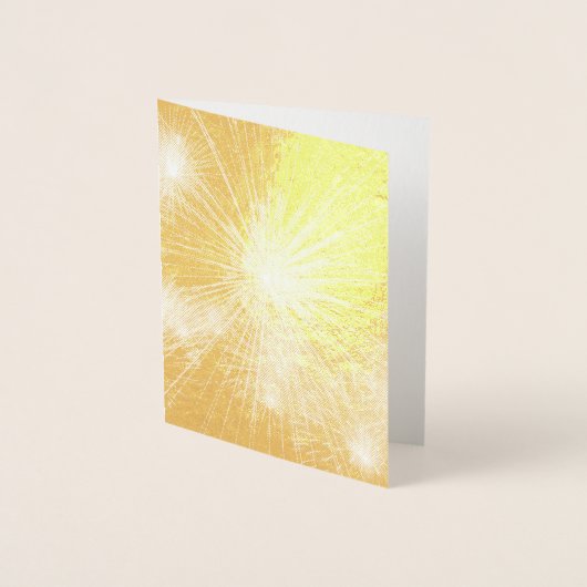 Feuerwerkskörper Folienkarte (Vorderseite)