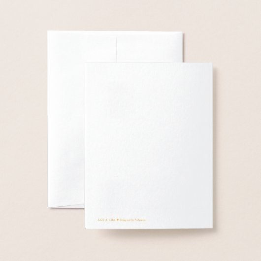 Feuerwerkskörper Folienkarte (Rückseite mit Umschlag)