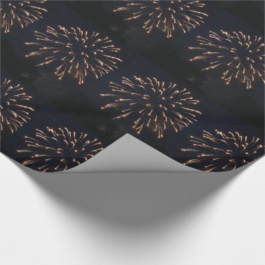 Feuerwerkskörper Geschenkpapier (Ecke)