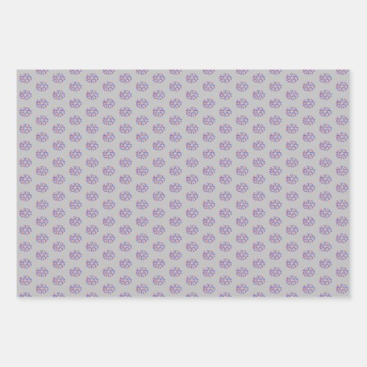 Feuerwerkskörper Geschenkpapier Set (Vorderseite 3)