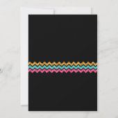 Feuerwerkskörper-Geschlecht offenbart Party Einlad Einladung (Rückseite)