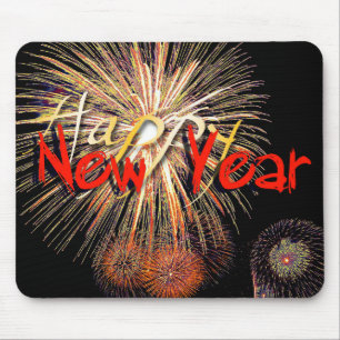Feuerwerkskörper glücklich Neujahr 2019 Mousepad
