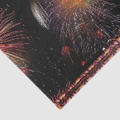 Feuerwerkskörper im neuen Jahr Glitzern Seidenpapier (Ausschnitt)