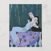 Feuerwerkskörper im Pariser Art Deco Postkarte (Vorderseite)