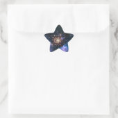 Feuerwerkskörper im Space Star-Sticker Stern-Aufkleber (Tasche)