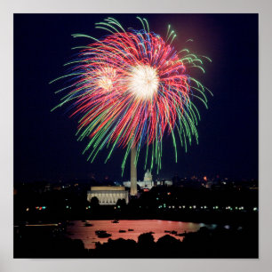 Feuerwerkskörper in DC-Poster Poster