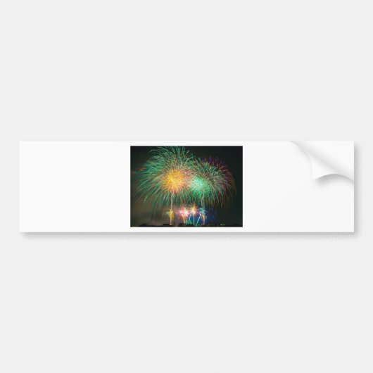 Feuerwerkskörper Japan Festival Autoaufkleber (Vorne)