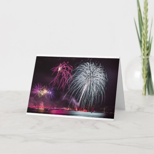 Feuerwerkskörper Karte (Vorderseite)