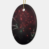 Feuerwerkskörper Keramik Ornament (Links)