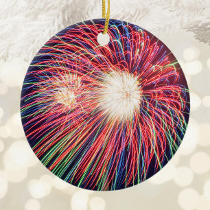 Feuerwerkskörper Keramikornament