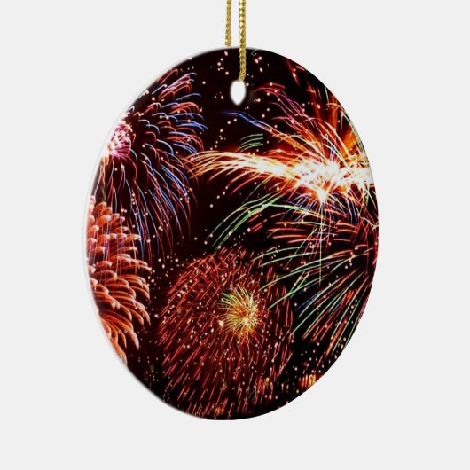 Feuerwerkskörper Keramikornament (Rechts)