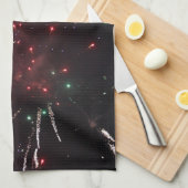 Feuerwerkskörper Küchentücher (Viertel Falte)