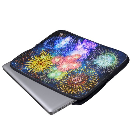 Feuerwerkskörper Laptop-Sieb Laptopschutzhülle (Vorne Knopf)