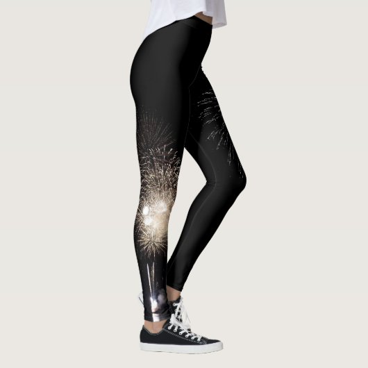 Feuerwerkskörper-Leggings Leggings (Rechts)